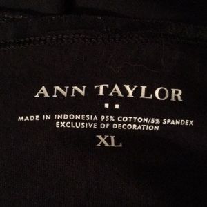 Ann Taylor Tops - Ann Taylor Satin Trim Black Cami Ann Taylor Tops - Ann Taylor Satin Trim Black Cami